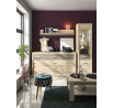 CASTEL 19 sonoma jasna/MDF sonoma trufel - biurko