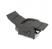 Polohovací křeslo, elektrické kabelové ovládání, šedá, látka, TV-5482 GREY2