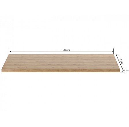 Arany craft tölgy deszka ST/L B-FXJG Deszka 67x128