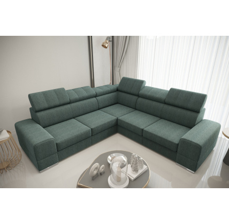 NAROŻNIK ROYAL MAX 286×286 - prawa , Odcienie miętowego
