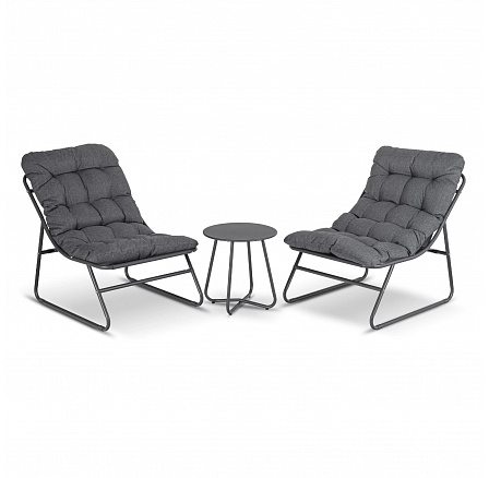 Zestaw Mebli Ogrodowych NIKEA Szary