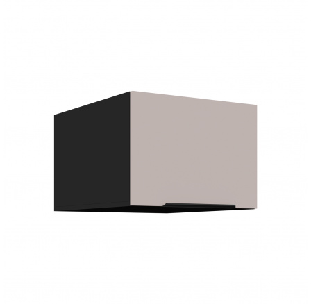 Horní skřínka ARONA - 50 NAGU-36 1F, Černá mat/Kašmír