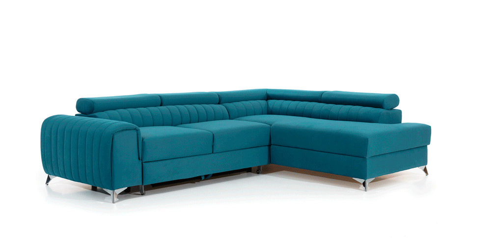 Rohová sedací souprava LAURENCE, levá, Mat Velvet 75