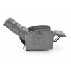 Elektromosan állítható MARONI fotel, Szürke
