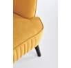 DELGADO fotel, mustár színű
