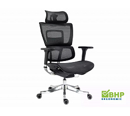 Forgószék WINNER LUX, Fekete/Króm