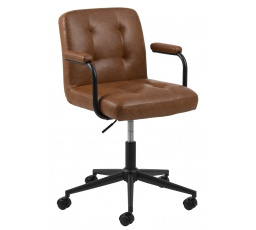 Cosmo Arm Vintage irodai szék barna