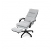 Kancelářské křeslo, synchronní mechanismus, stříbrná látka, KA-Y350 SIL