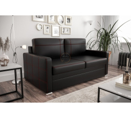 SOFA AVANTI III 167 CM - Czarna eko skóra
