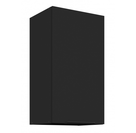 Horní skřínka SIENA - 40 G-72 1F, Černá mat/Černá mat