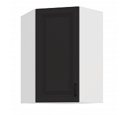Felső sarokszekrény STELLO - 60x60 GN-90 1F (45°), Fehér/Grafit