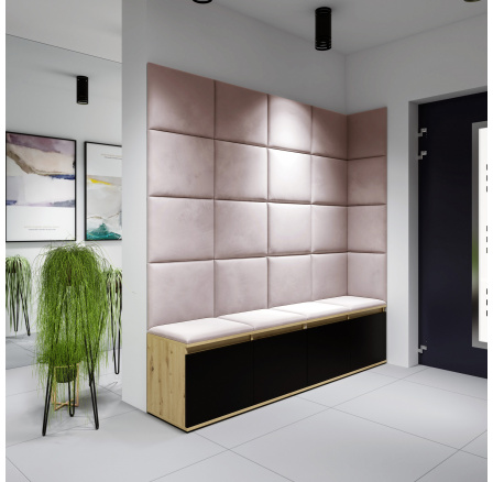 EMI 3 előszobafal, Trinity 19/Artisan+fekete