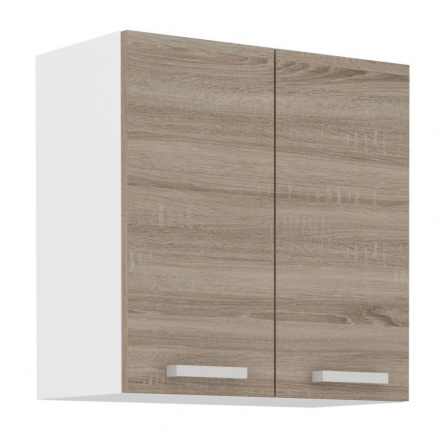 Kuchyňská skříňka Dalton 60-G-2F bílá/dub sonoma truffle