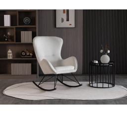 LIBERTO 3 hintaszék, fehér/fekete