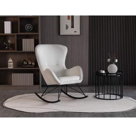 LIBERTO 3 hintaszék, fehér/fekete