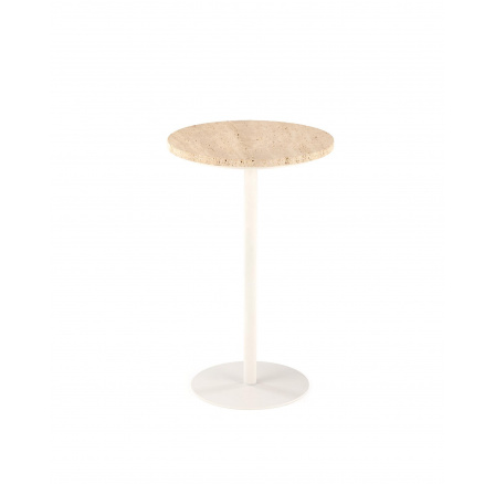 TRAVERSO konferencia asztal, Travertin/Fehér