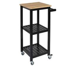 Bish szekrény/kocsi fekete