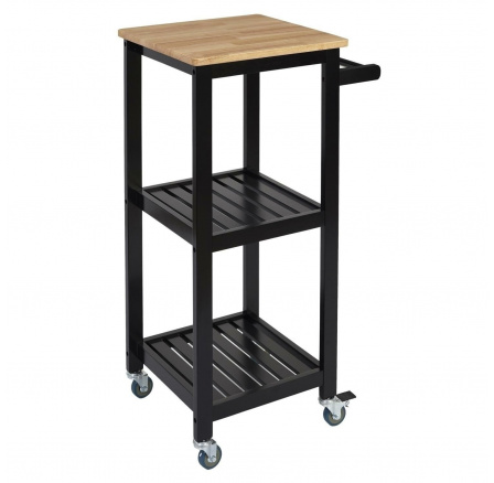 Bish szekrény/kocsi fekete