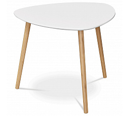 Konferenční stolek 55x55x45cm, mdf, bílá, AF-1134 WT