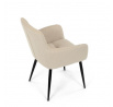 Jídelní židle, béžová, látka, DCH-P3146 CRM2