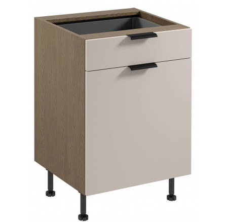 Alsó szekrény SORENTO D60S1 (B/J) - Balti Vihar/Bézs