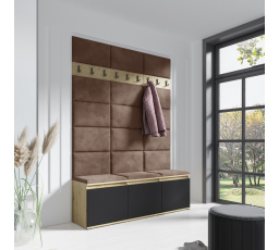 EMI 6 előszobafal, Trinity 07/Artisan + Fekete