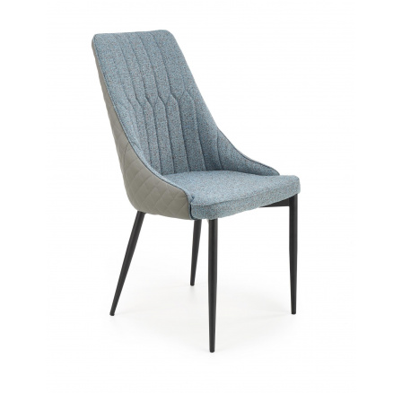 Étkezőszék K448, szürke/kék