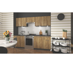 Konyhai szett DARIA 240, Antracit/Tölgy Craft