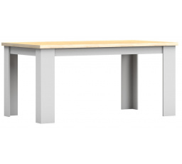 AGAWE 15 étkezőasztal, Fehér/Hickory Tölgy