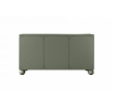 Komoda trzydrzwiowa z czterema ukrytymi szufladami Sonatia II 150 cm - oliwka