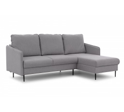 Narożnik Taila Mini z funkcją spania / Loft 19 / czarne nogi / strona prawa