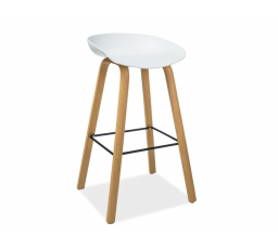 STING bárszék, tölgy/fehér