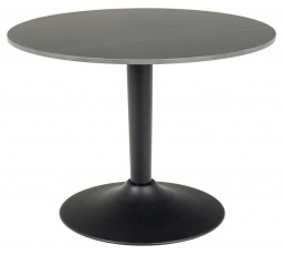 90 cm-es Malta fekete dohányzóasztal