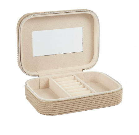 Bársonyos kordbársony doboz barna