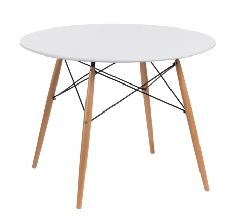 DTW asztal 100 cm, fehér lap