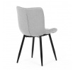 Jídelní židle, šedá, látka, HC-462 SIL2
