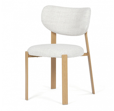 Étkezőszék, barna, szövet, HC-L3125 OAK