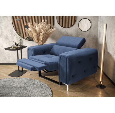 FOTEL ORION RELAX 110 CM - Odcienie niebieskiego