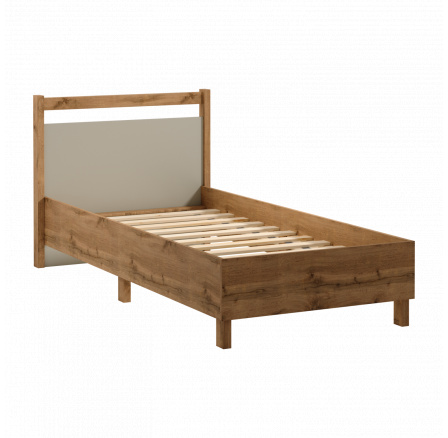 INDYGO ágy L90, Wotan tölgy/Bézs