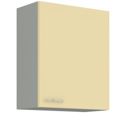 Kuchyňská horní skříňka KARPO 60 G 72 1F, krémový lesk/šedá