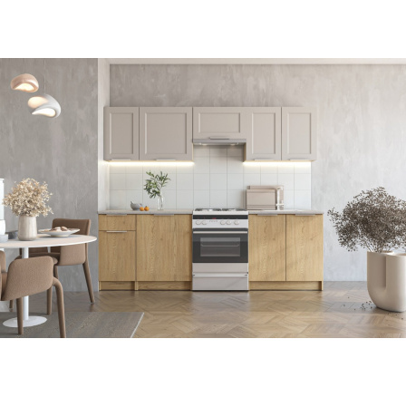 WENDY 240 konyhabútor, Cremona Tölgy / Kashmir