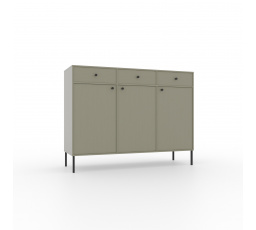 Komód 3D 3S Tili Eukaliptusz+Eukaliptusz