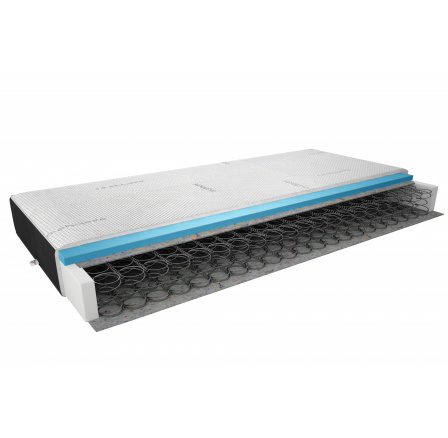 Materac Bonelowy Omini 120x200 Cashmere + Velvet czarny Cashmere, Velvet Czarny Materac Bonelowy Omini 120x200 Cashmere + Velvet czarny Cashmere, Velvet Czarny