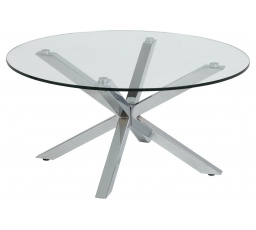 Heaven dohányzóasztal üveg / króm