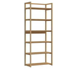 Ludza polc 6 polc természetes tölgy