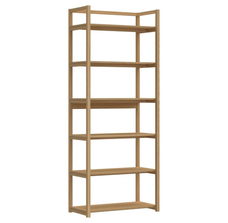 Ludza polc 6 polc természetes tölgy