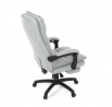 Kancelářské křeslo, synchronní mechanismus, stříbrná látka, KA-Y350 SIL