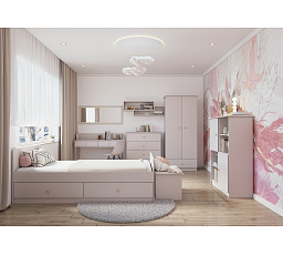 OLAF II gyerekszoba, Kasmír/Rózsaszín