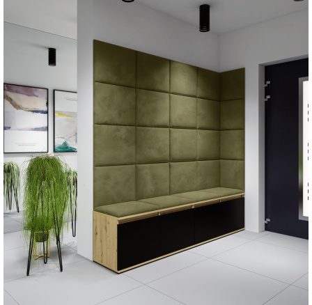 EMI 3 előszobafal, Trinity 27/Artisan+fekete