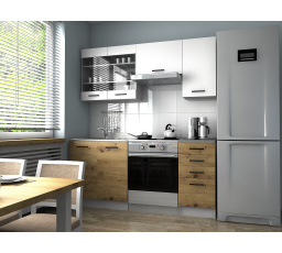 Kuchyňská linka Pamis 180/120 bílá/artisan